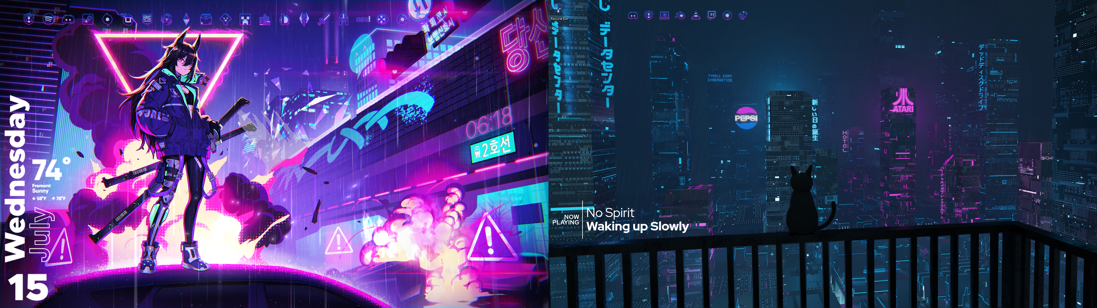 Neon Samurai Cyberpunk Wallpapers