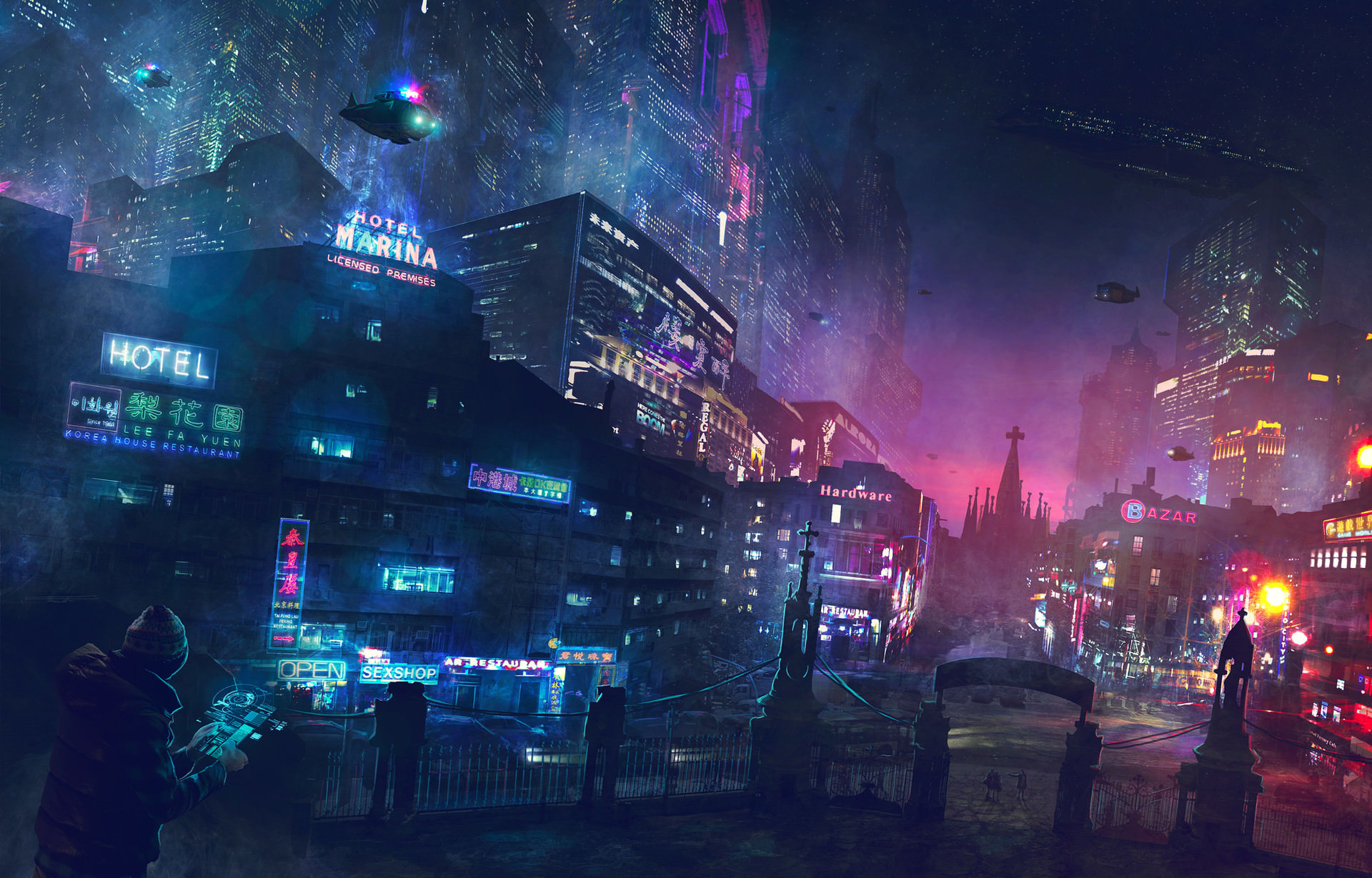 Neon Sci Fi Wallpapers