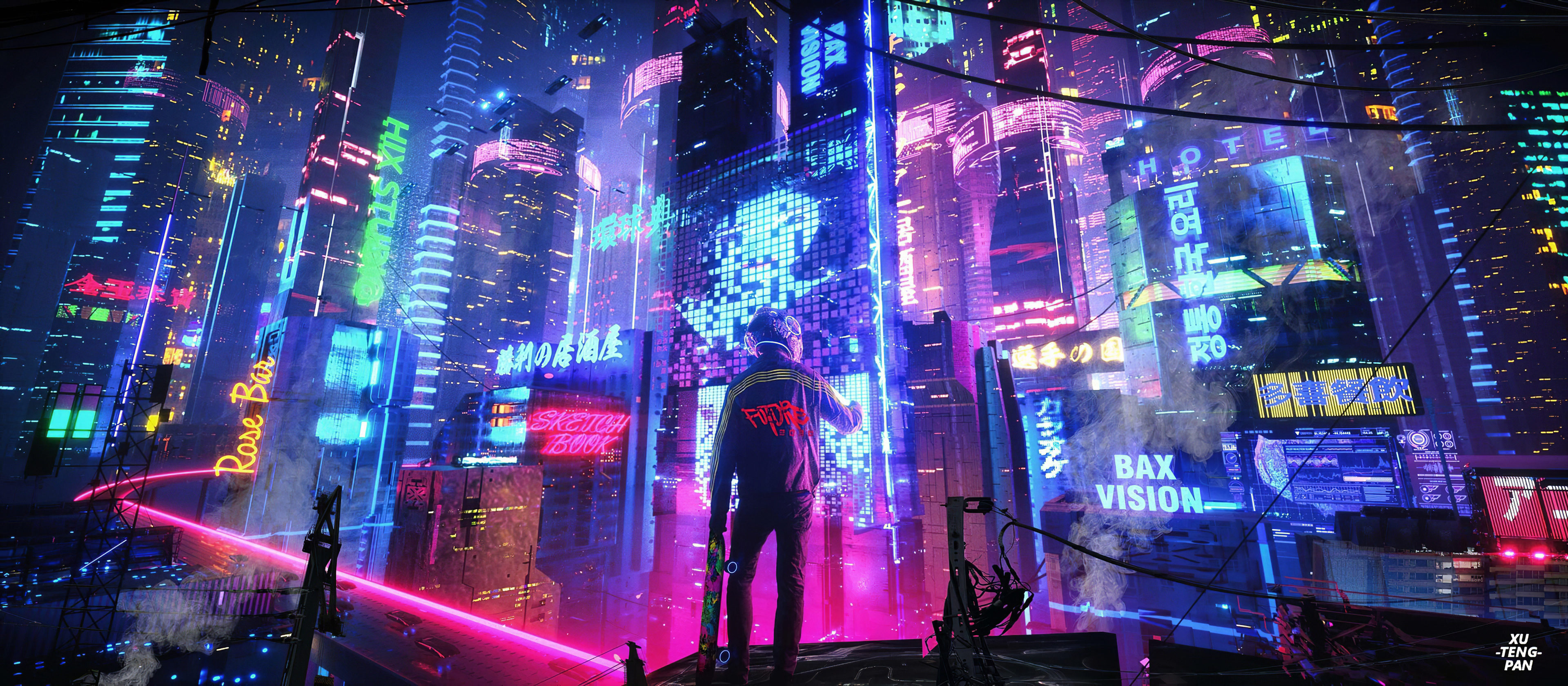 Neon Sci Fi Wallpapers