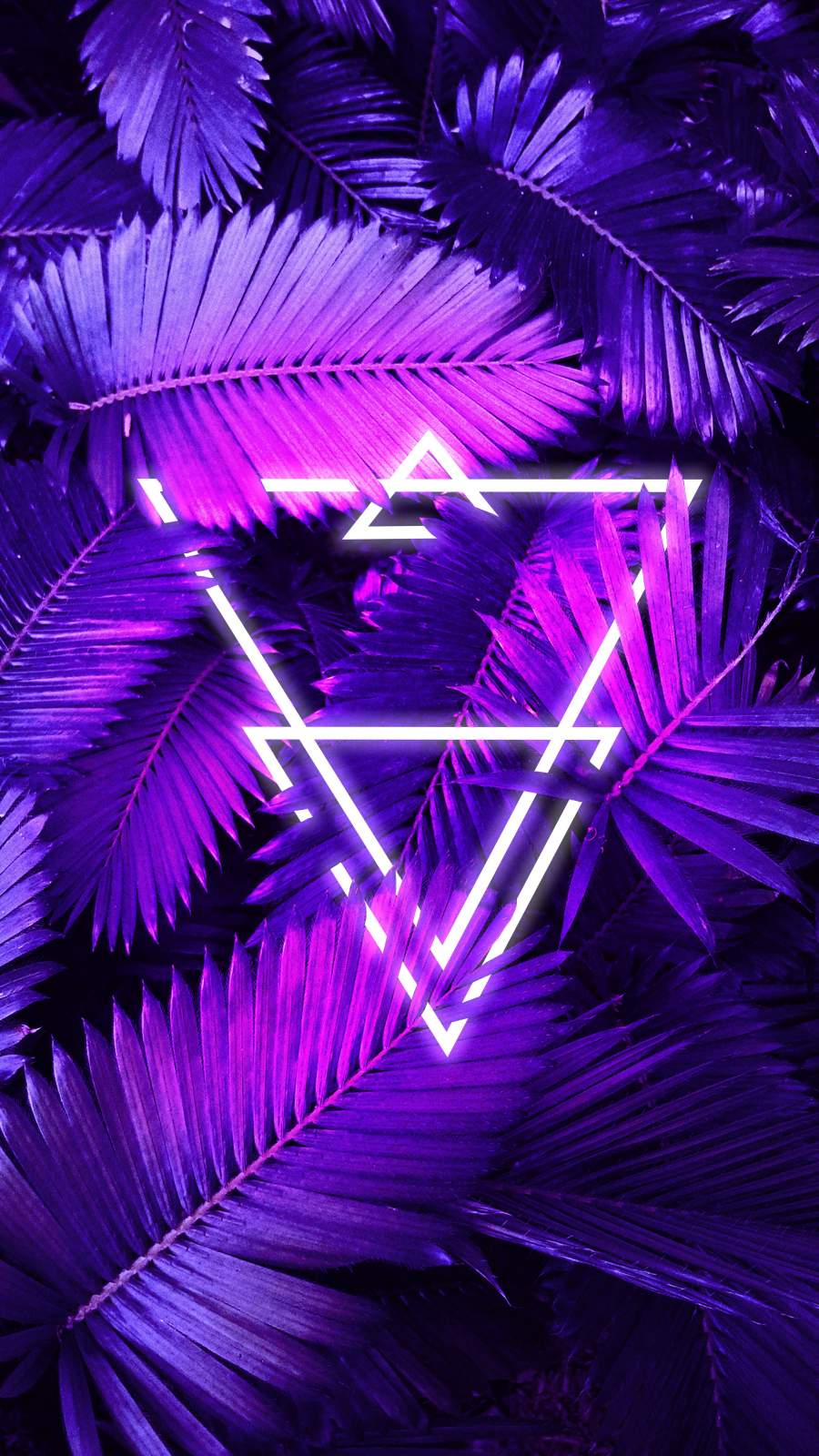 Neon Triangle Wallpapers