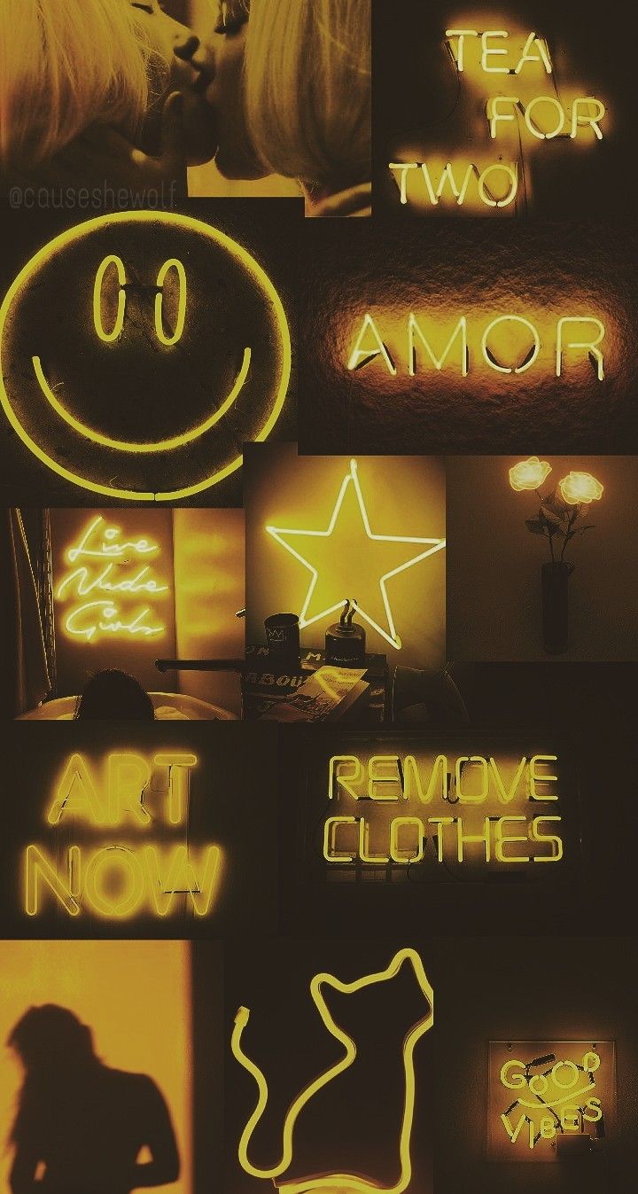 Neon Yellow Aesthetic Wallpapers