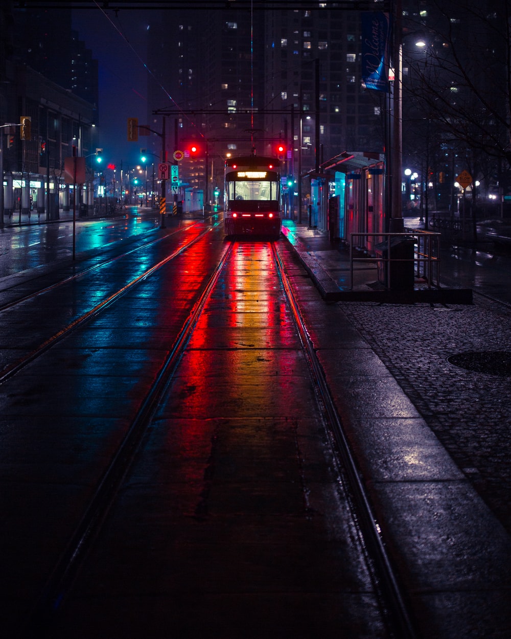 Night City Road Wallpapers