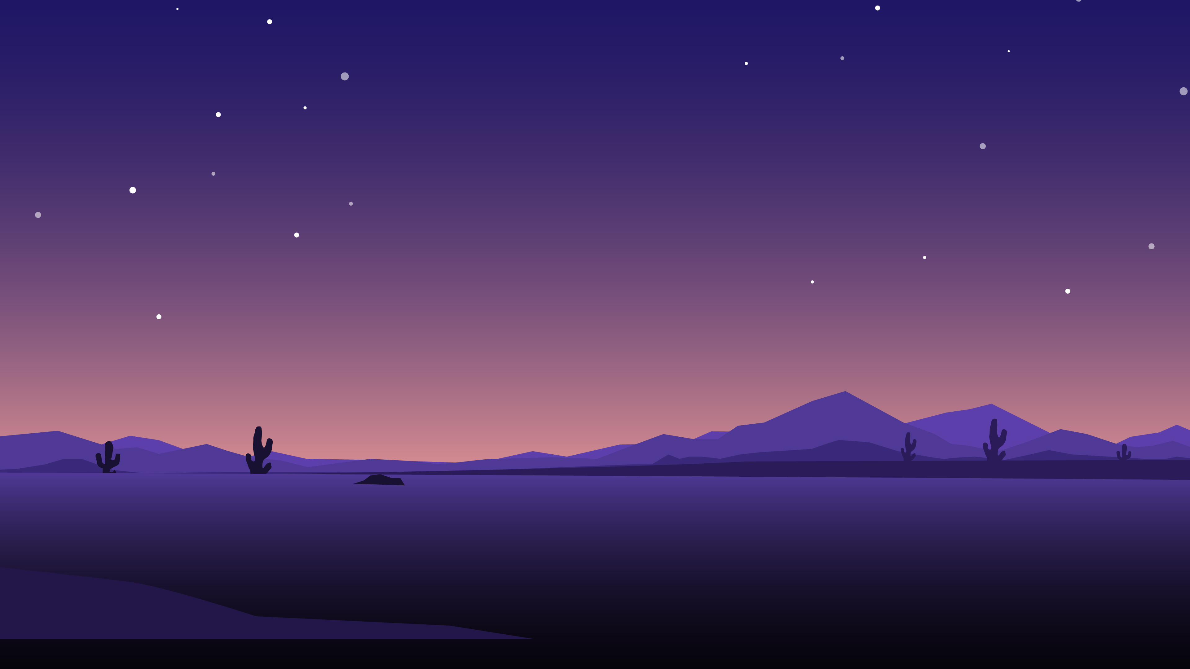 Night Minimalist Wallpapers