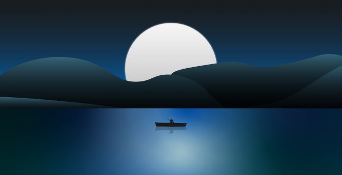 Night Minimalist Wallpapers