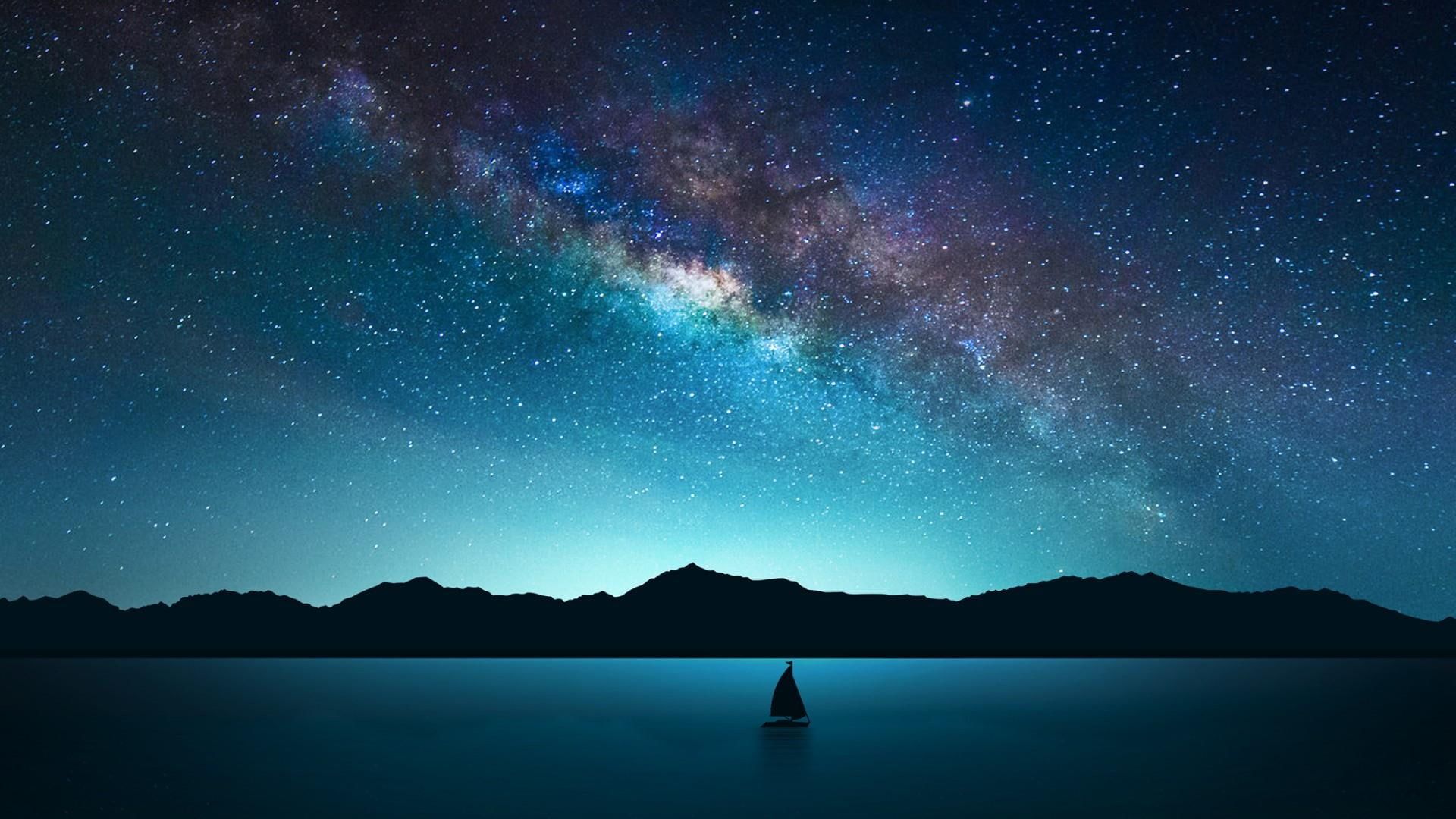 Night Sky 1920X1080 Wallpapers