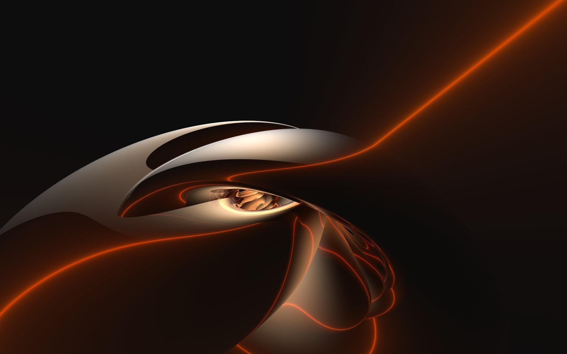 Orange Abstract Desktop Wallpapers