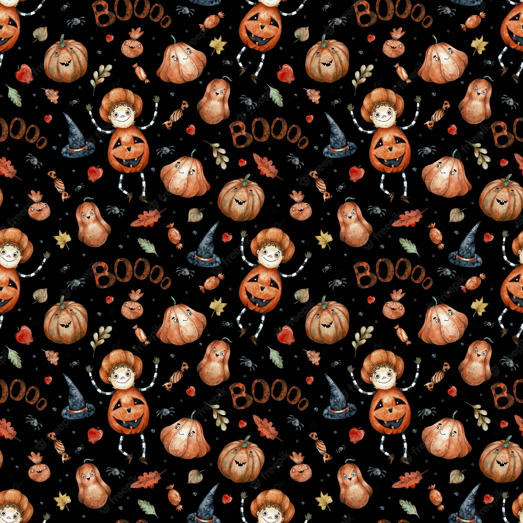 Orange Aesthetic Halloween Wallpapers