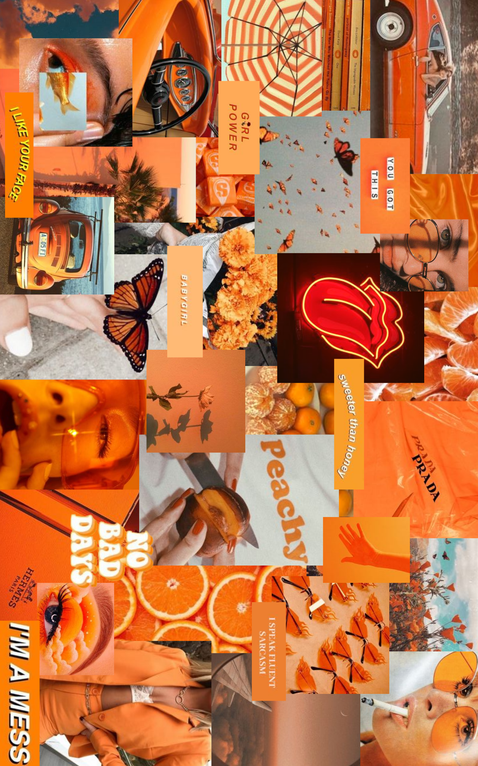 Orange Aesthetic Pc Wallpapers