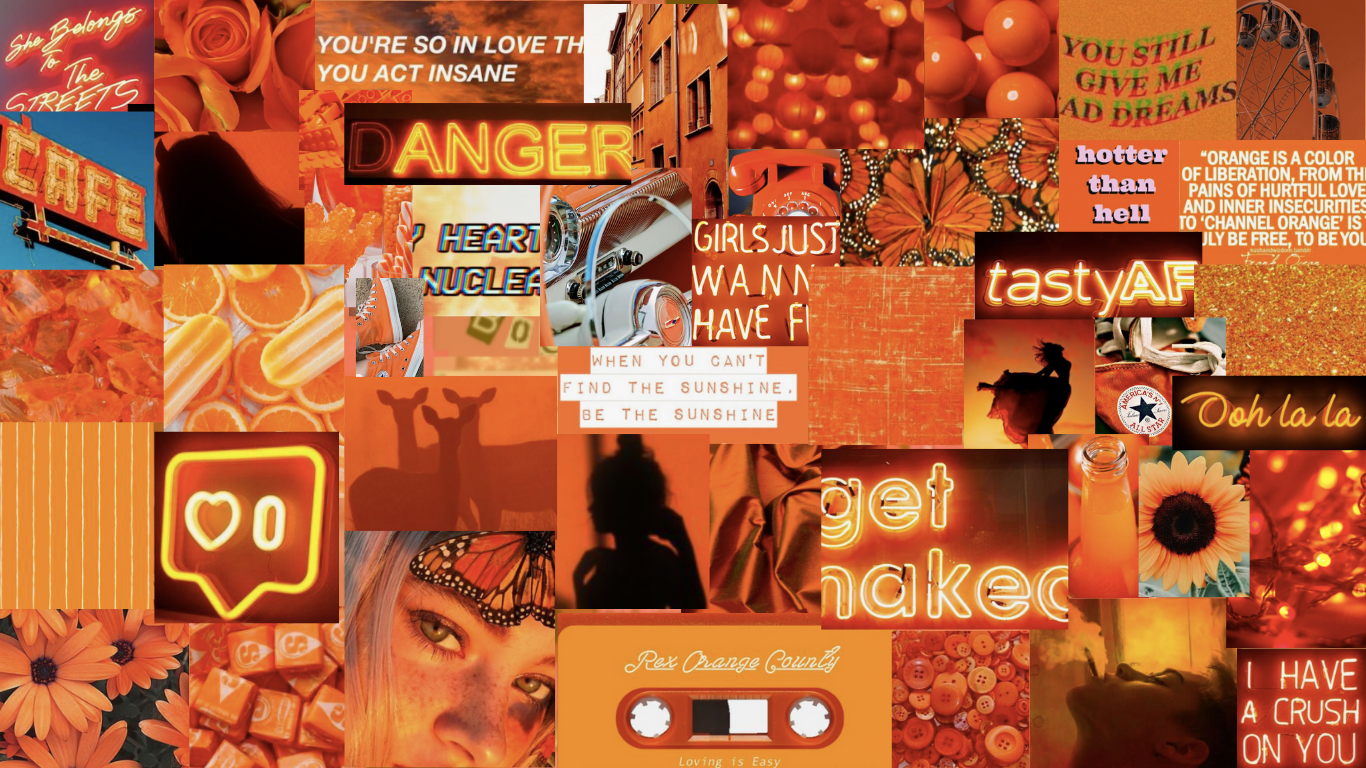 Orange Aesthetic Pc Wallpapers