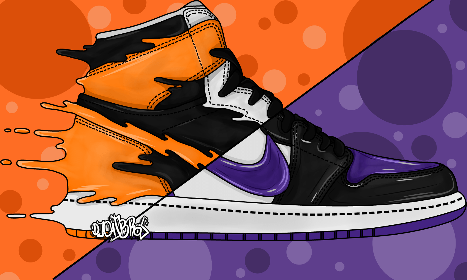 Orange Air Jordan Wallpapers