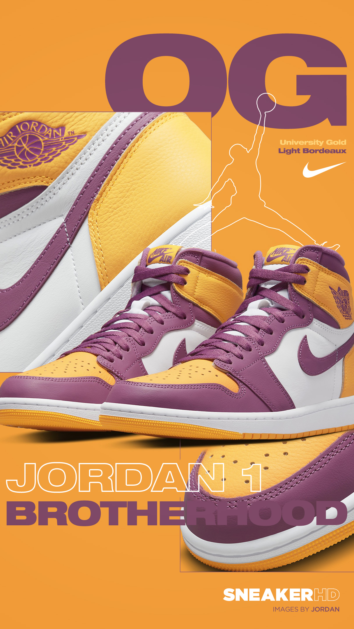 Orange Air Jordan Wallpapers