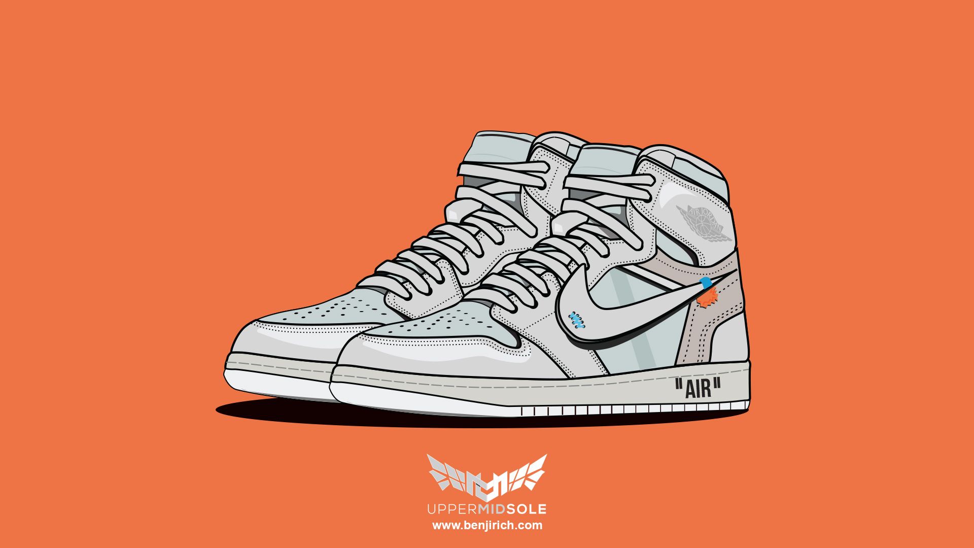 Orange Air Jordan Wallpapers