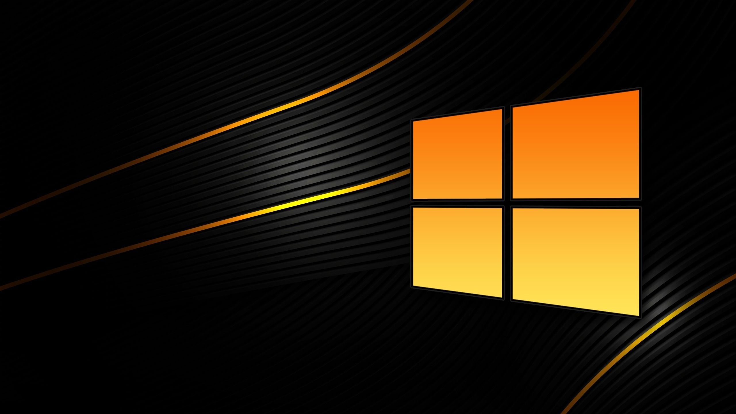 Orange And Black Windows Wallpapers