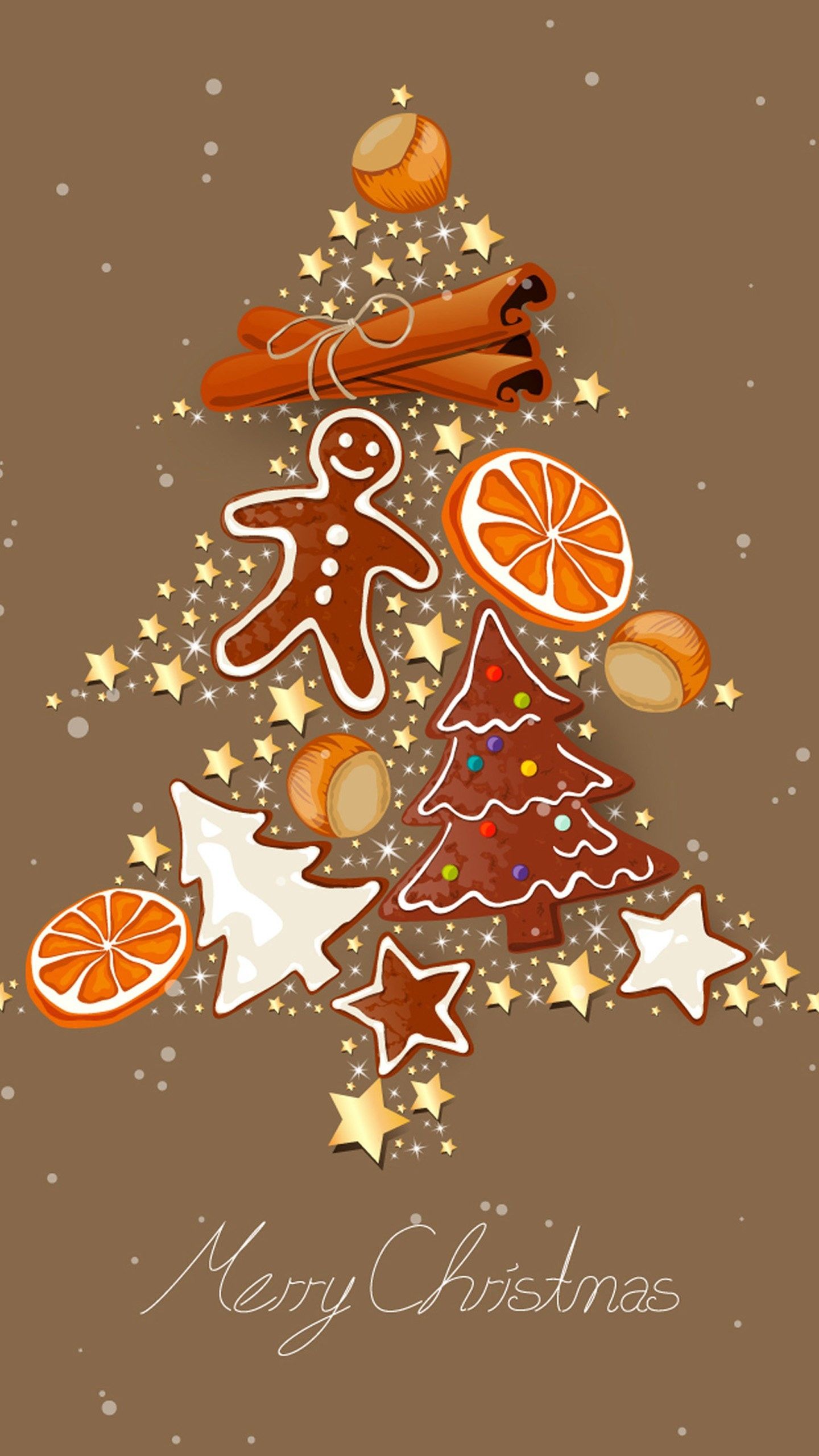 Orange Christmas Wallpapers