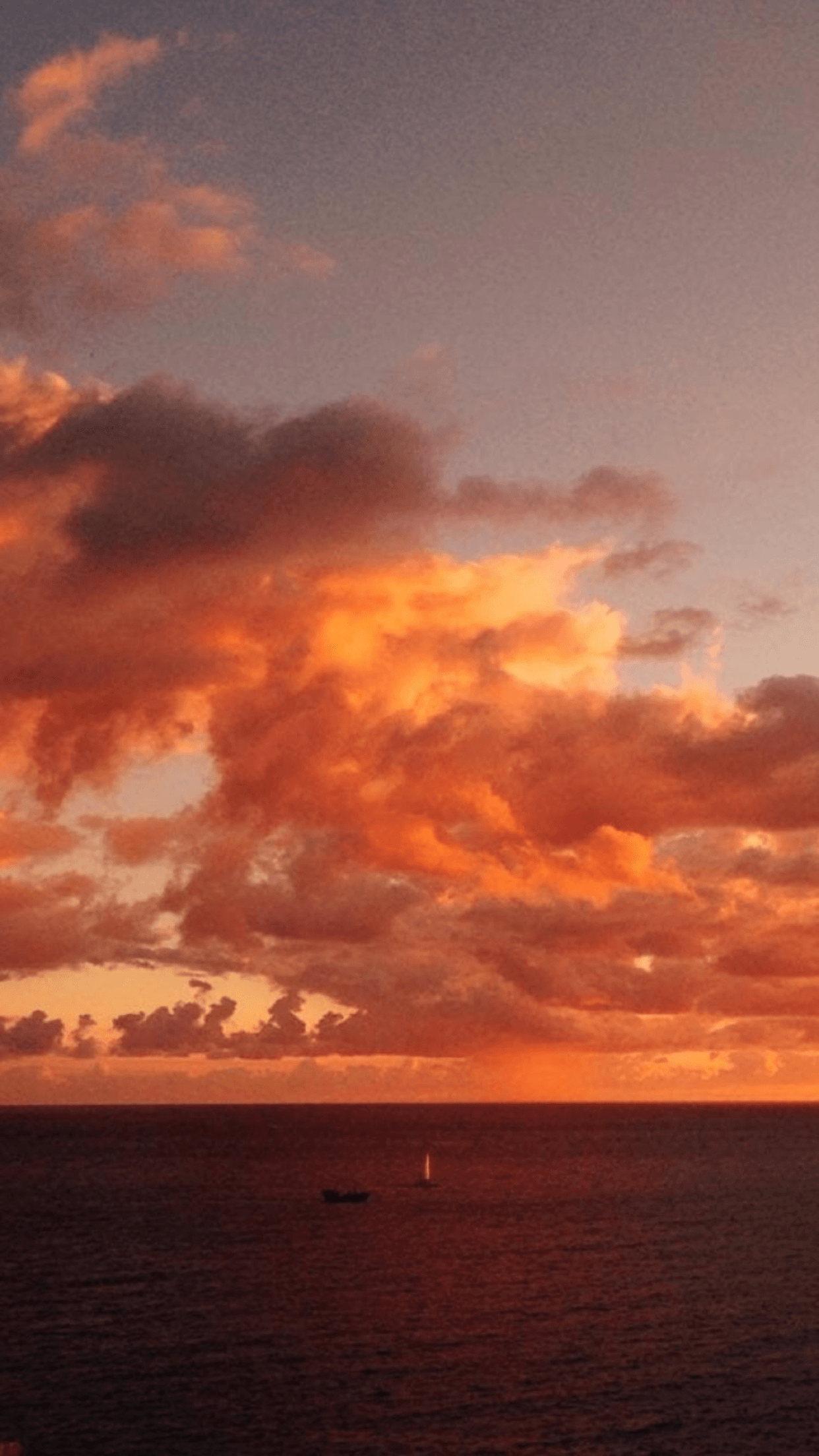 Orange Clouds Aesthetic Wallpapers