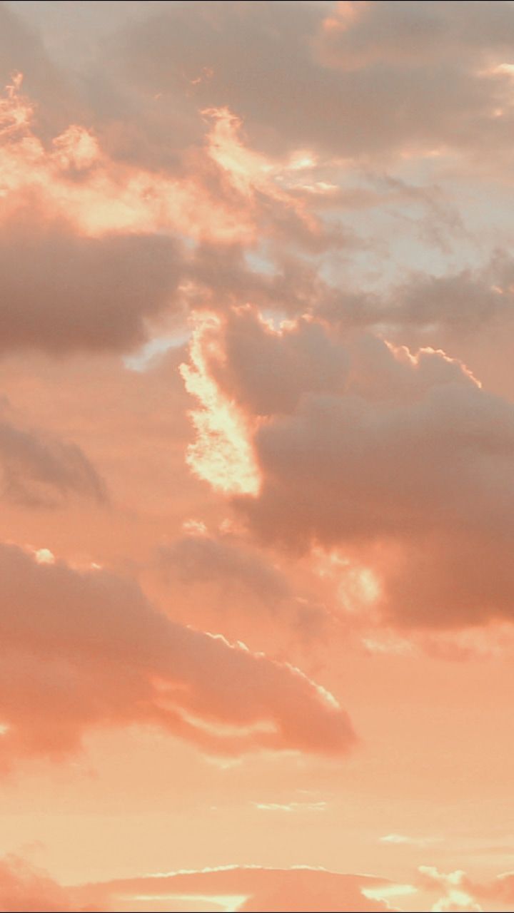 Orange Clouds Aesthetic Wallpapers