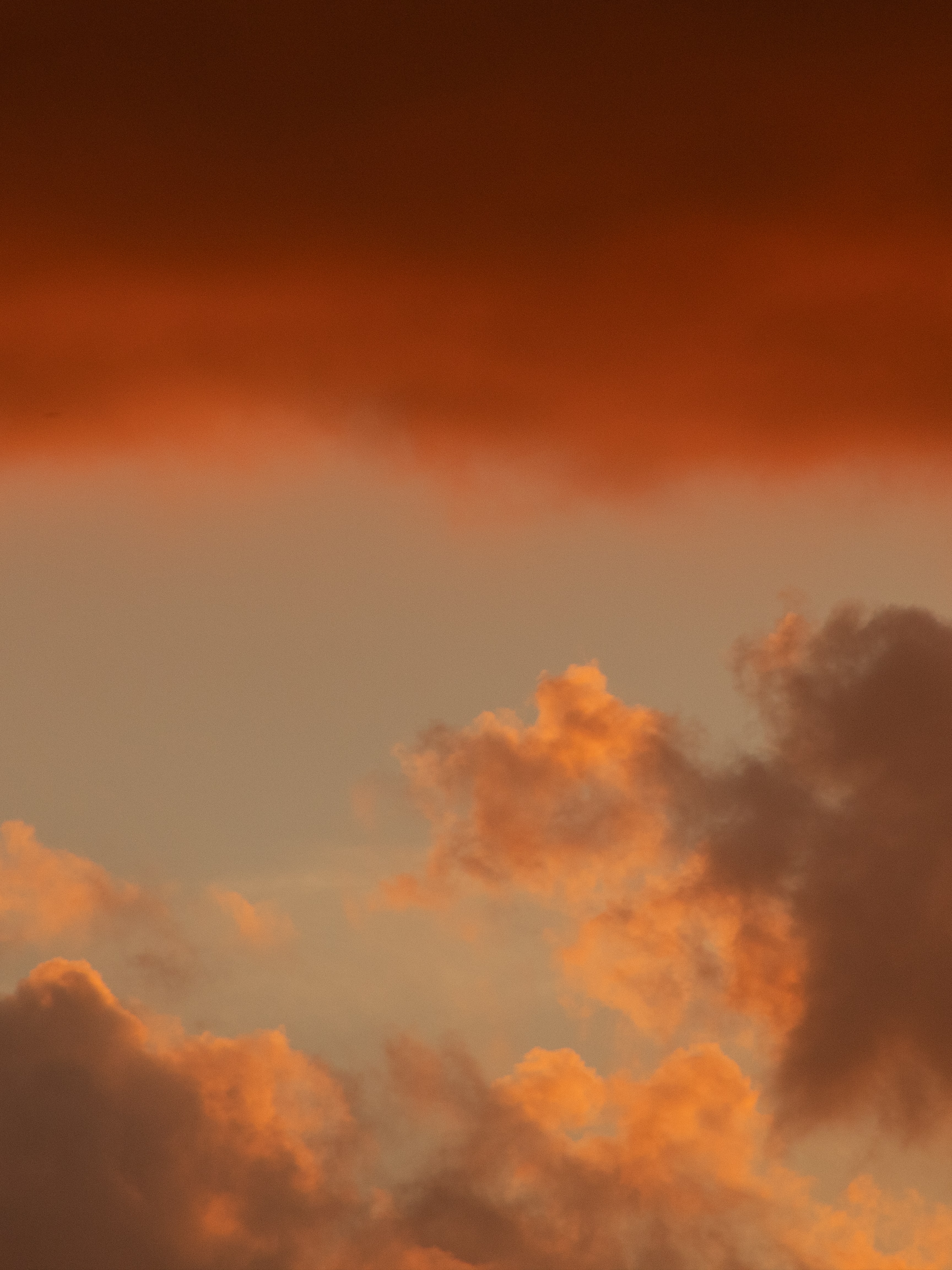 Orange Clouds Aesthetic Wallpapers