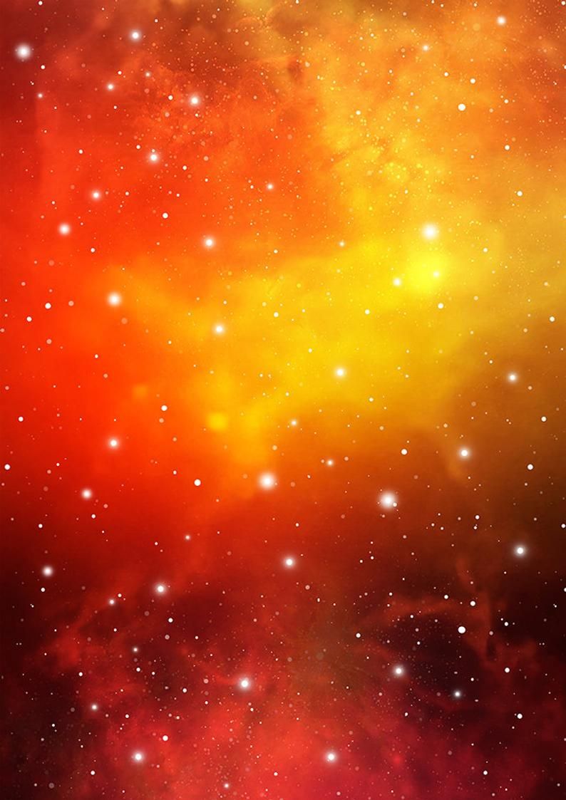 Orange Galaxy Wallpapers