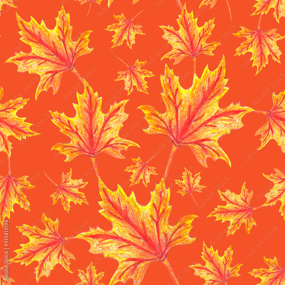 Orange Leaf Wallpapers