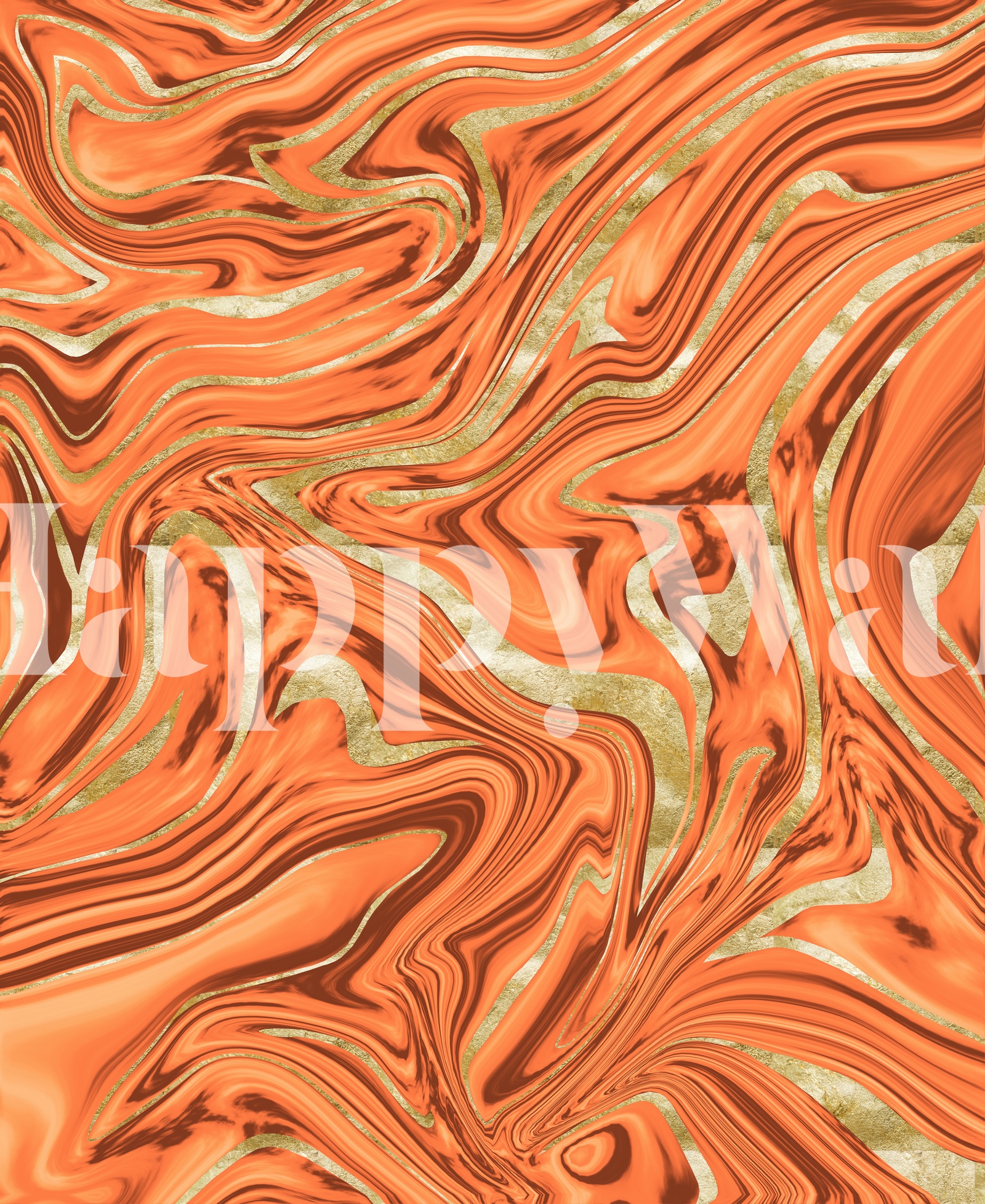 Orange Marble Wallpapers