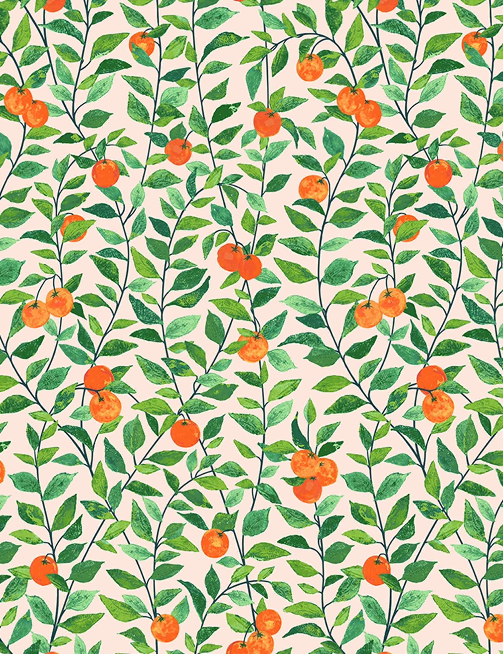 Orange Print Wallpapers