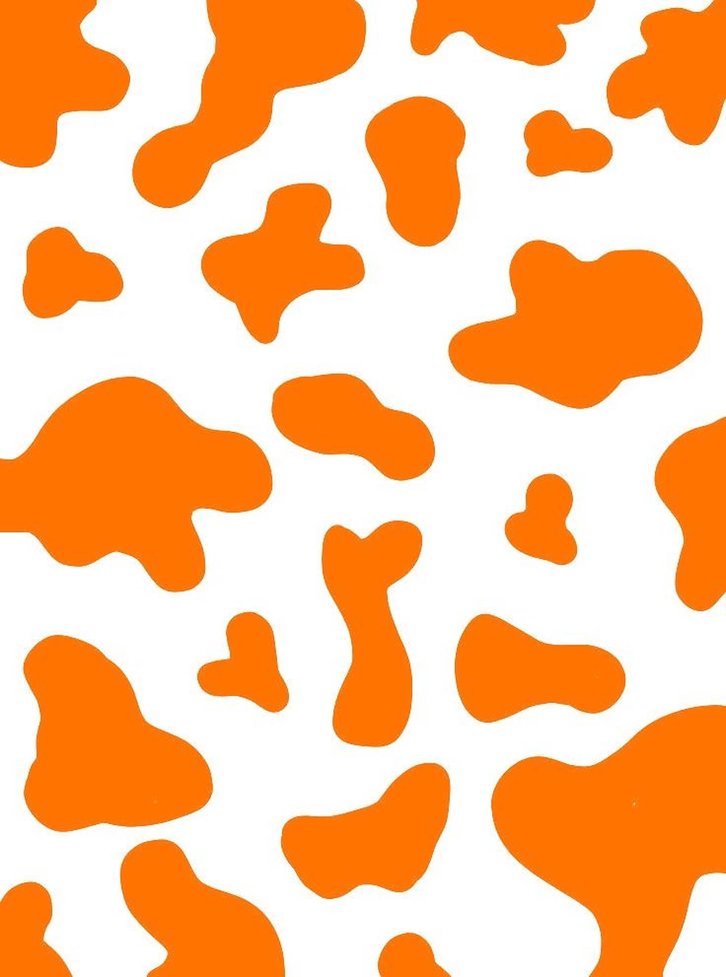 Orange Print Wallpapers