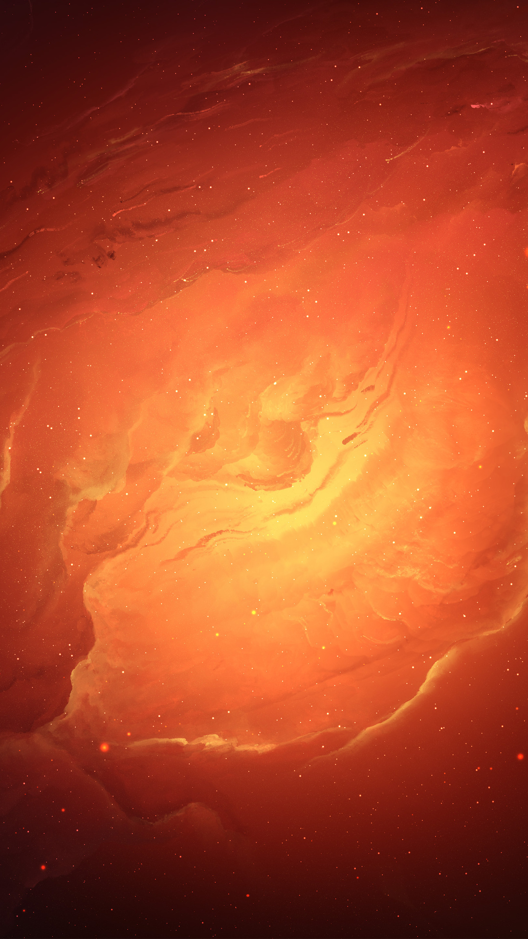 Orange Space Wallpapers