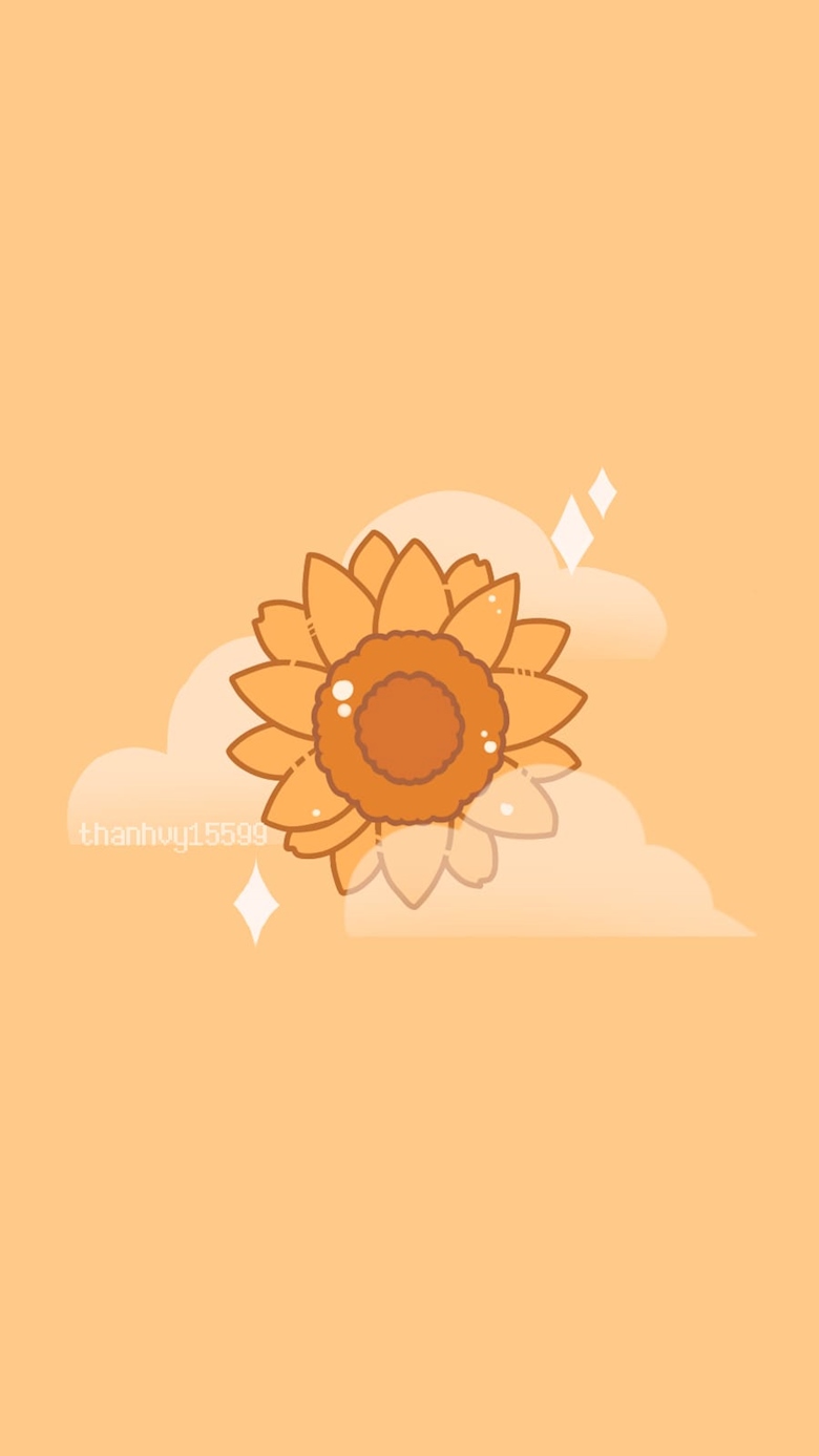 Orange Sunflower Wallpapers