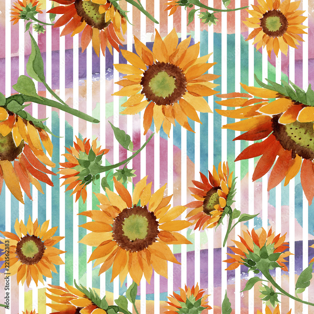 Orange Sunflower Wallpapers