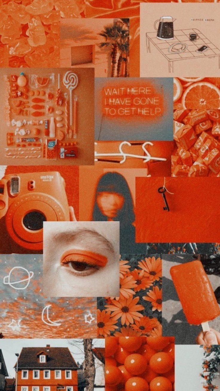 Orange Tumblr Aesthetic Wallpapers