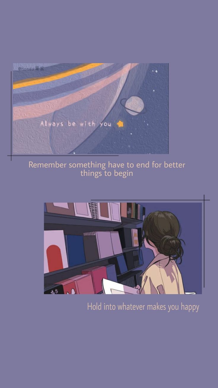 Pastel Anime Aesthetic Quote Wallpapers