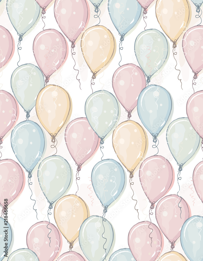 Pastel Balloons Wallpapers