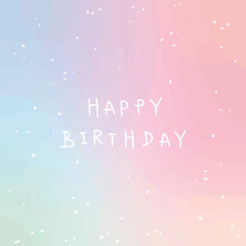 Pastel Birthday Wallpapers