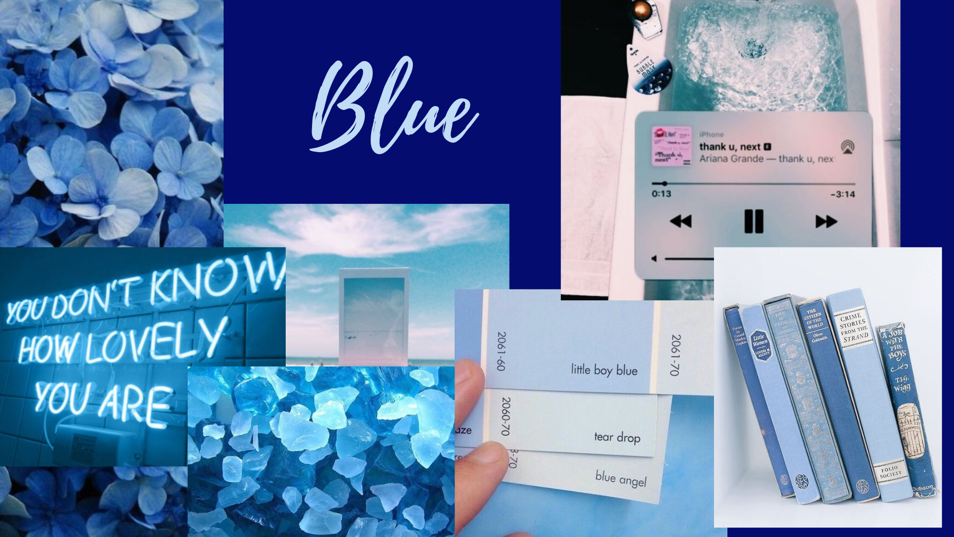 Pastel Blue Aesthetic Desktop Wallpapers