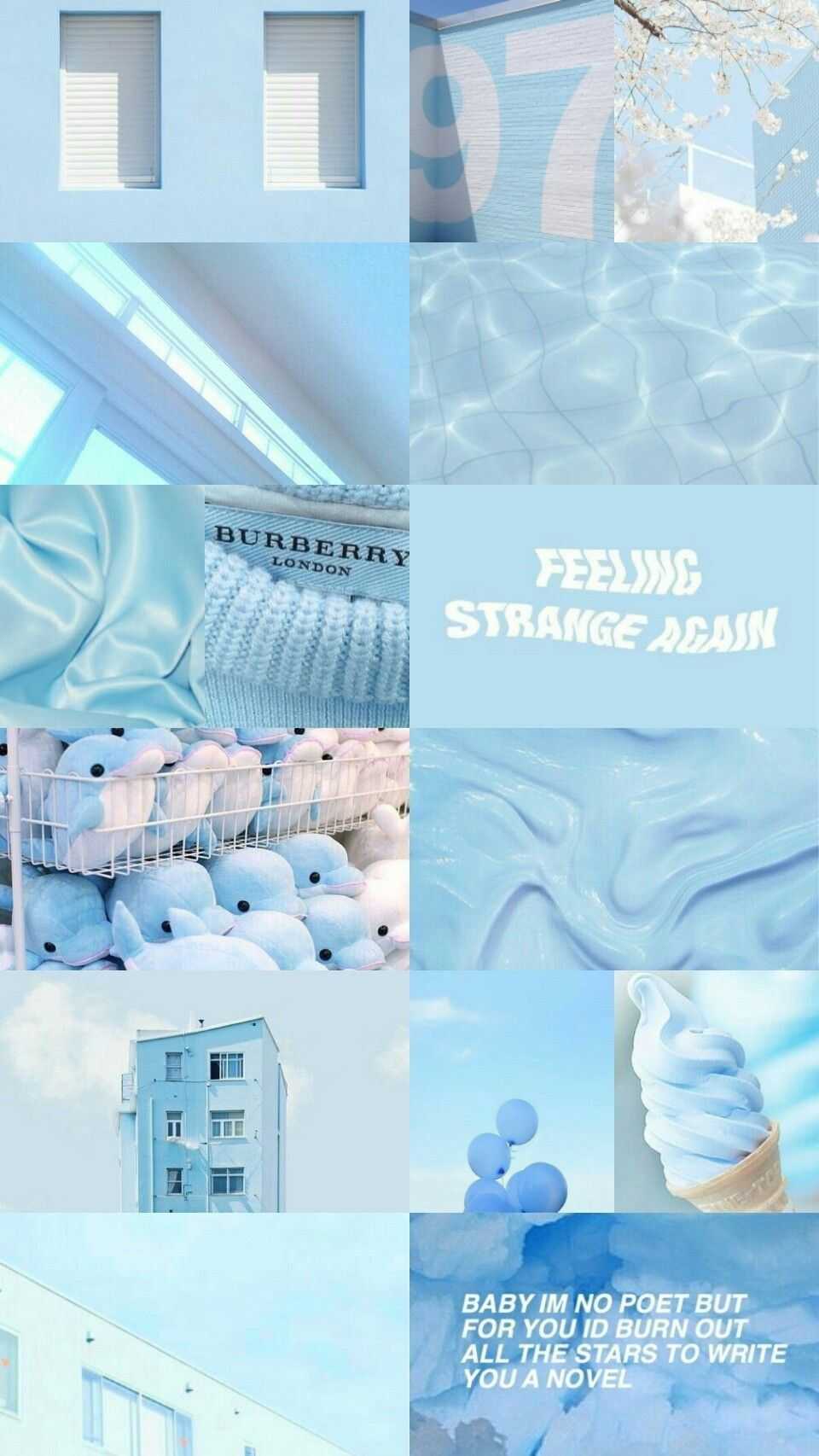 Pastel Blue Aesthetic Iphone Wallpapers