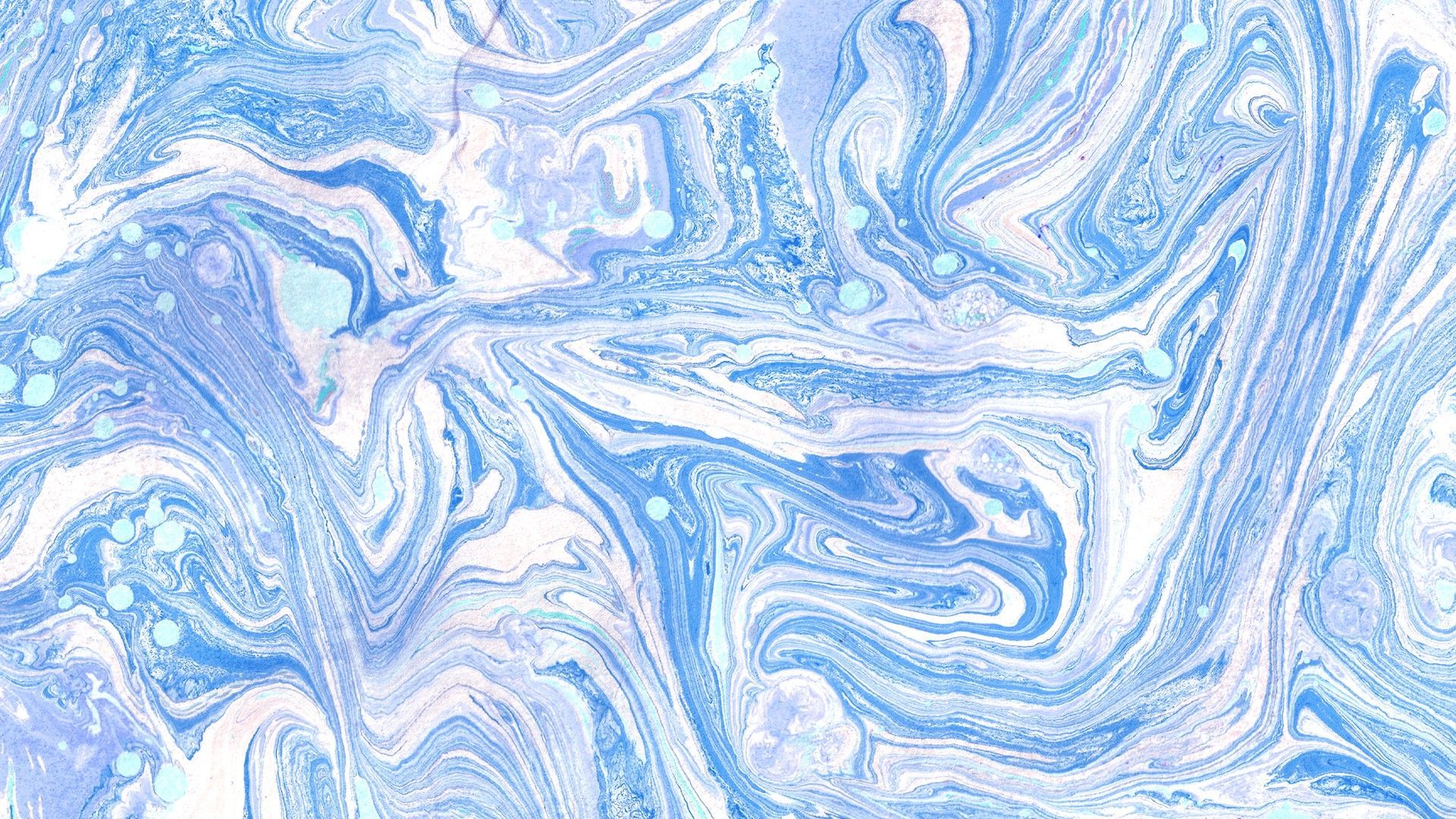 Pastel Blue Aesthetics Desktop Wallpapers