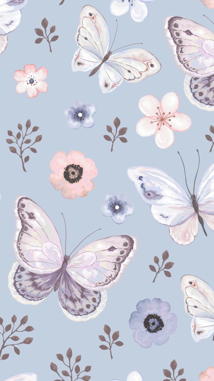 Pastel Butterfly Wallpapers