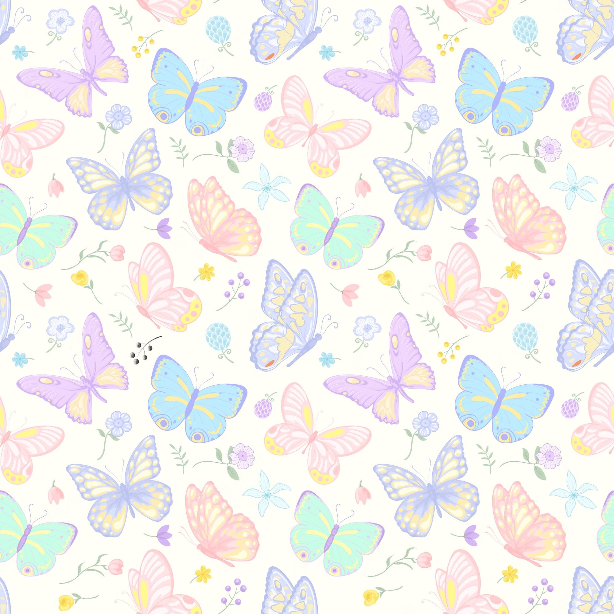 Pastel Butterfly Wallpapers