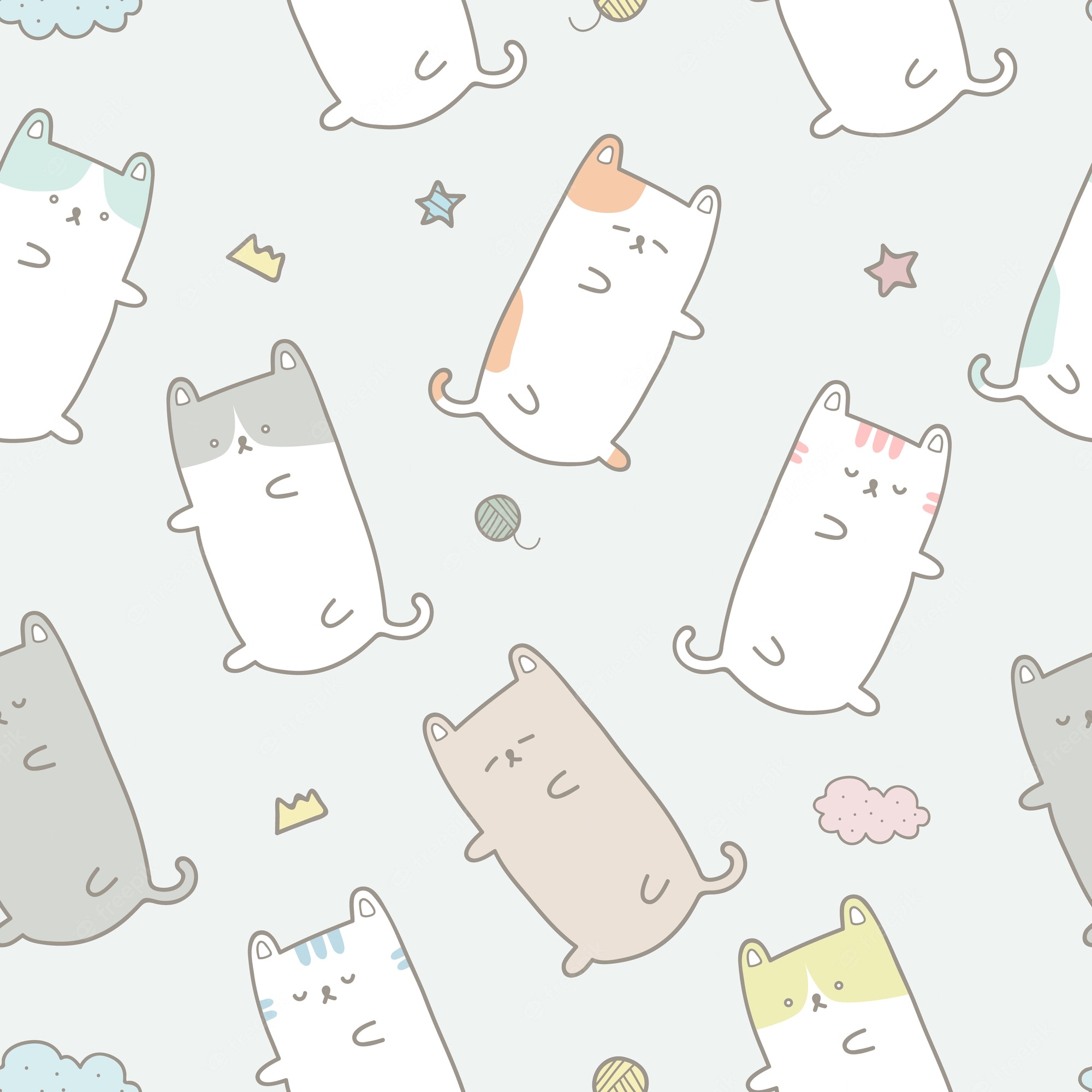 Pastel Cat Wallpapers