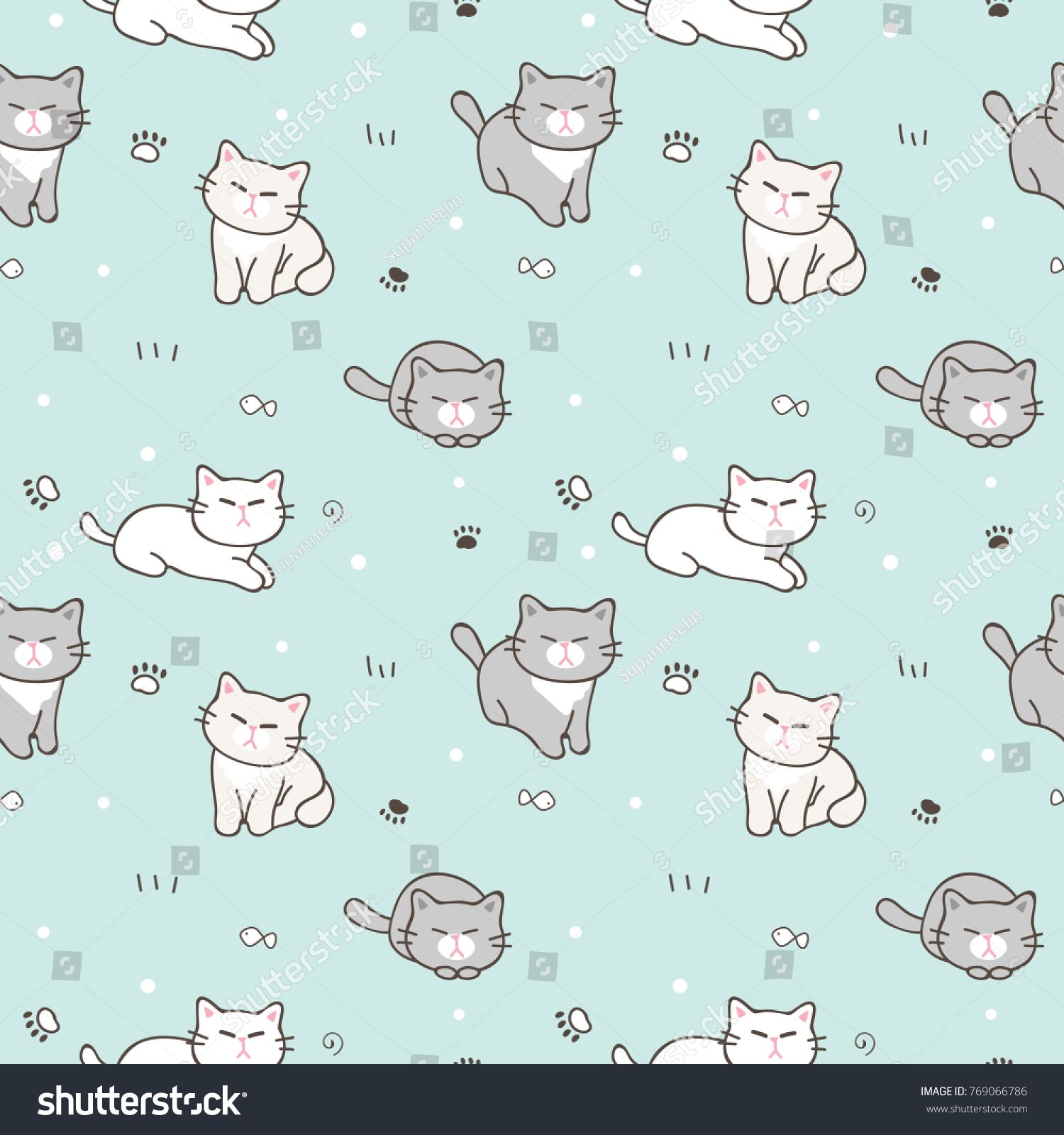 Pastel Cat Wallpapers