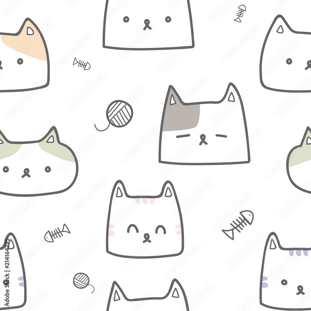 Pastel Cat Wallpapers