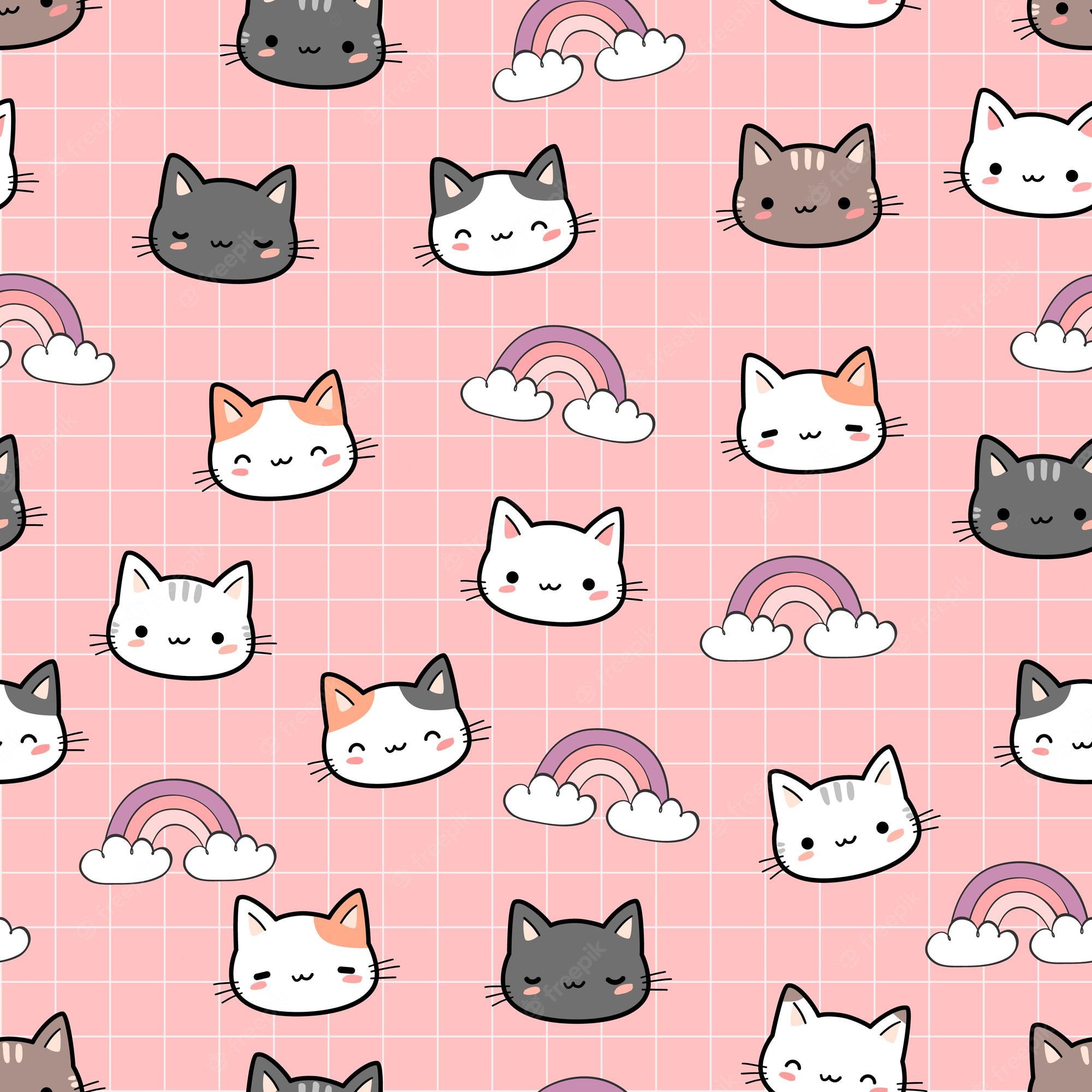 Pastel Cat Wallpapers