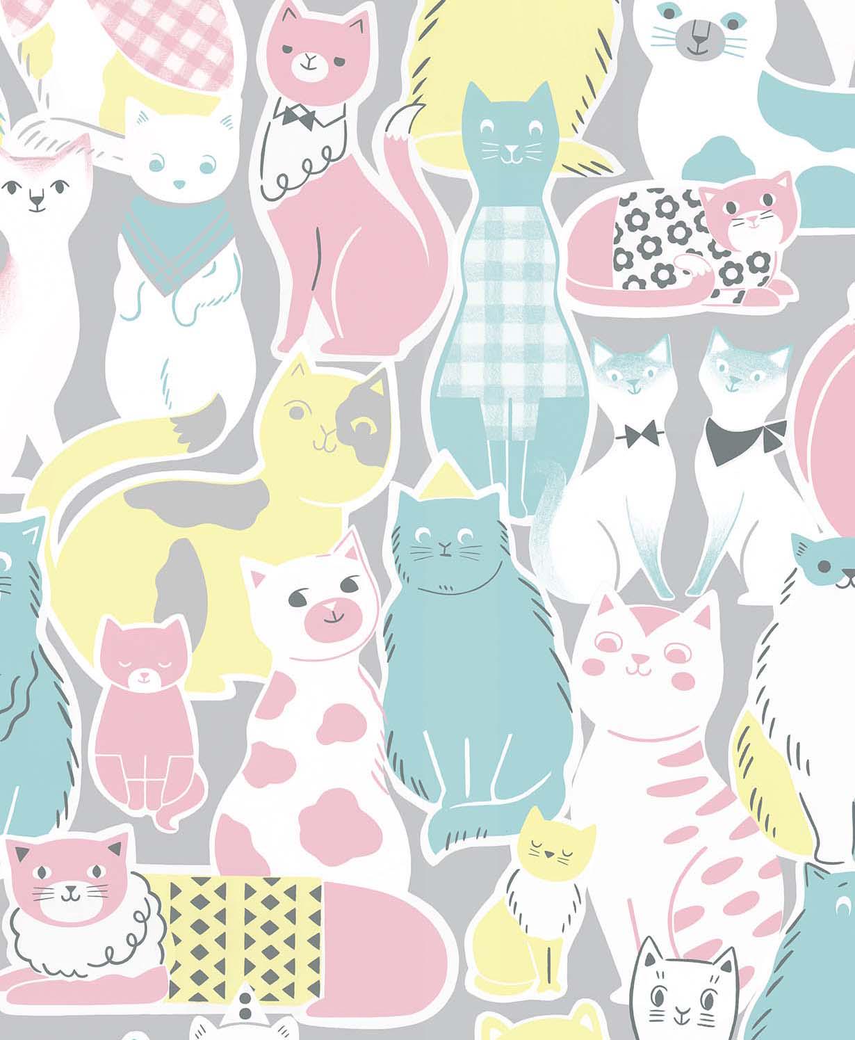 Pastel Cat Wallpapers