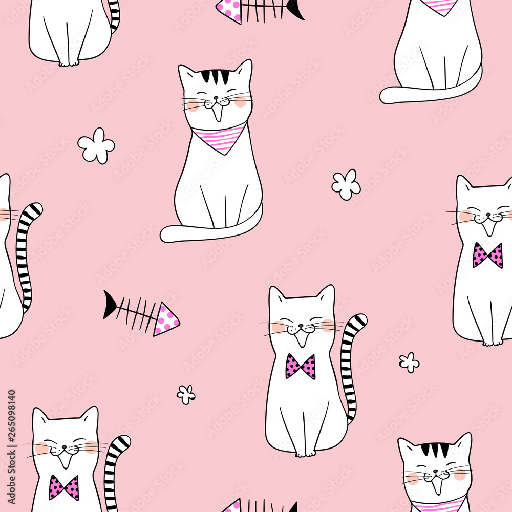 Pastel Cat Wallpapers