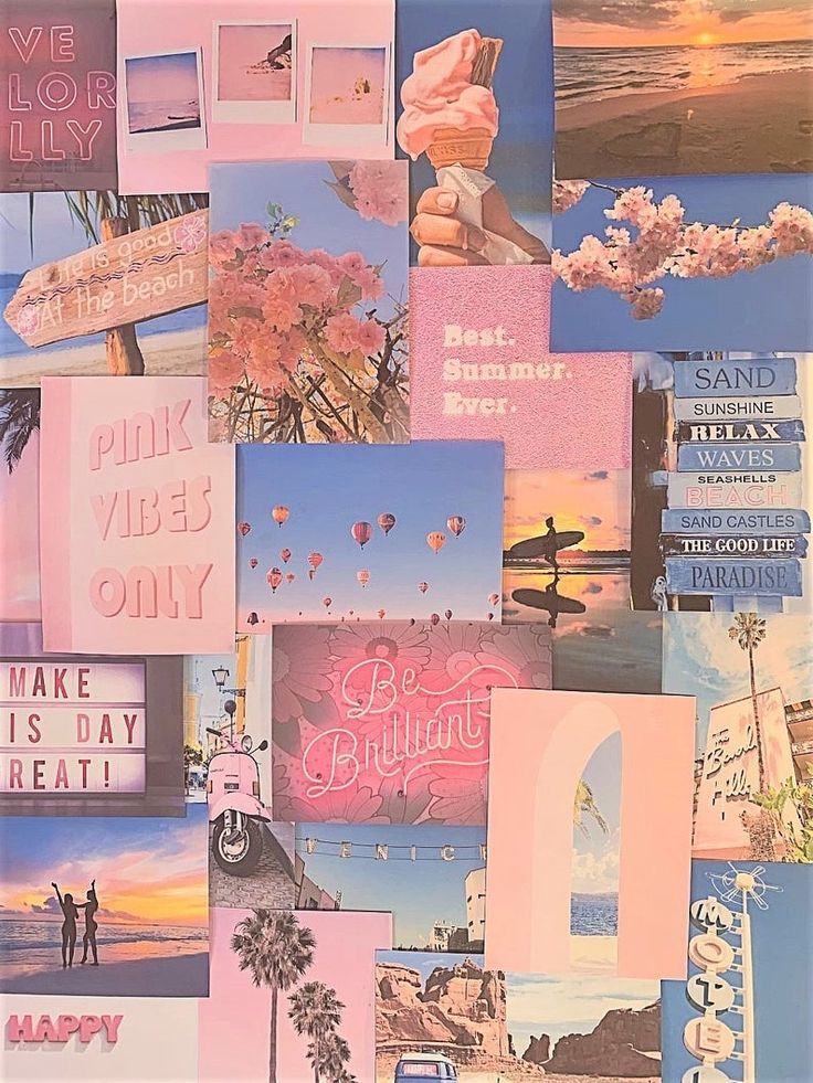 Pastel Collage Wallpapers