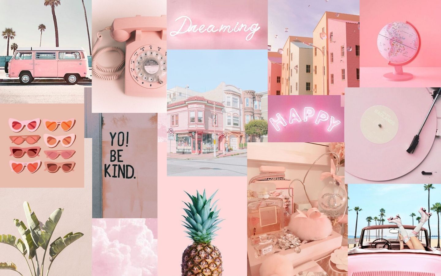 Pastel Collage Wallpapers