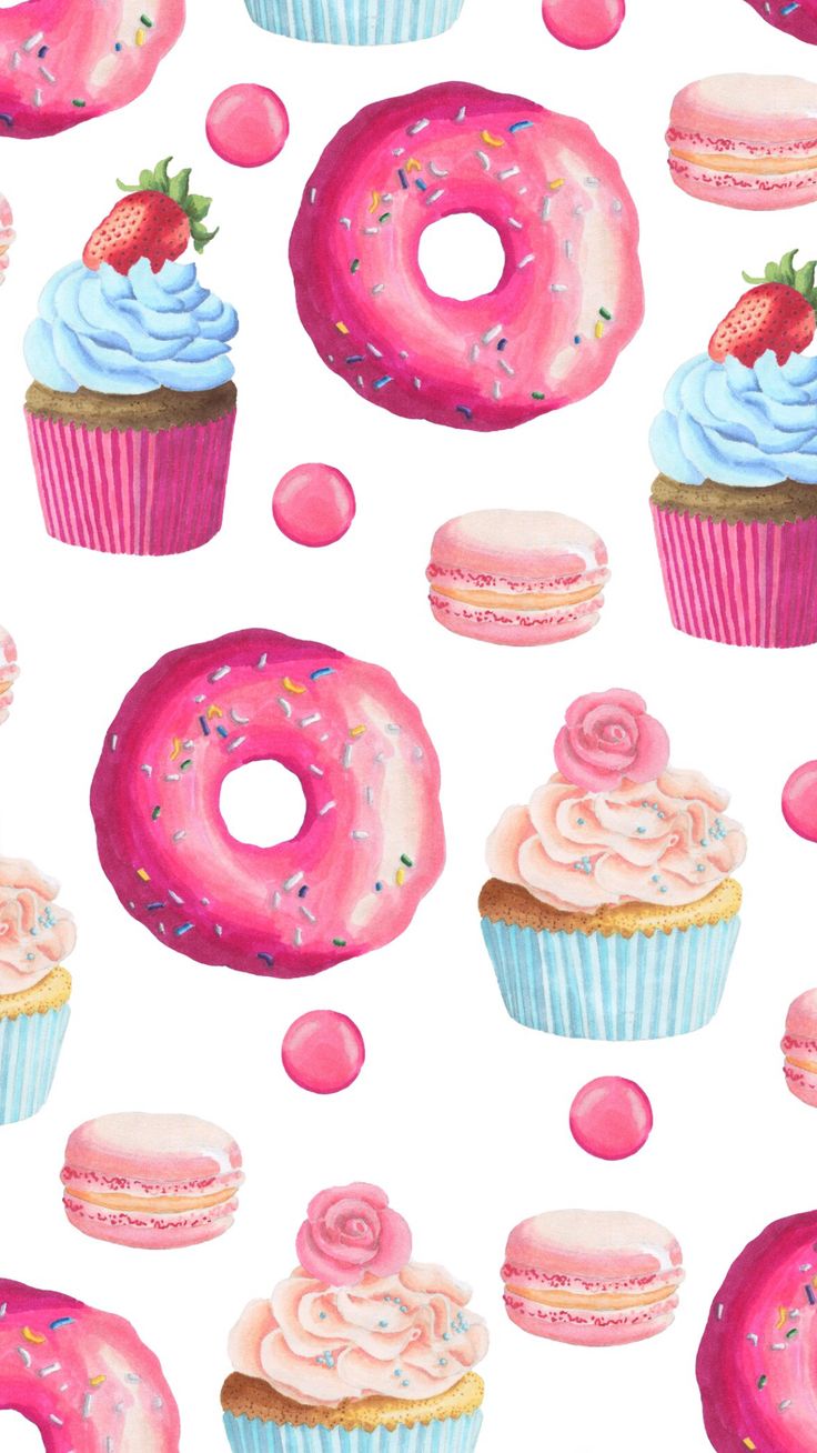 Pastel Cupcake Wallpapers