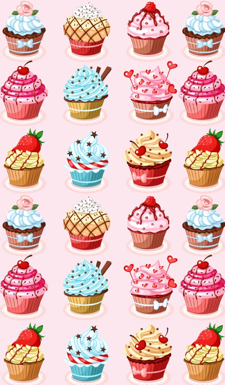 Pastel Cupcake Wallpapers