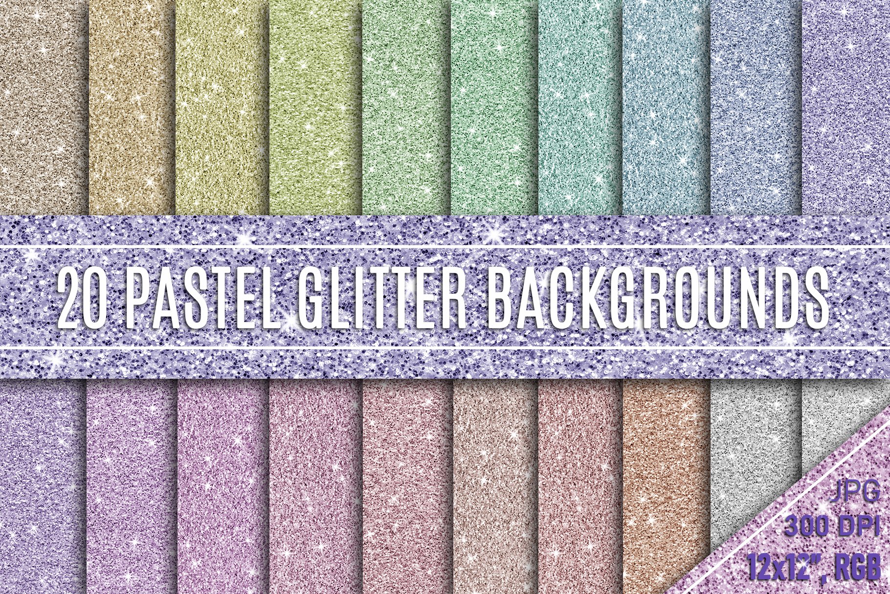 Pastel Glitter Wallpapers