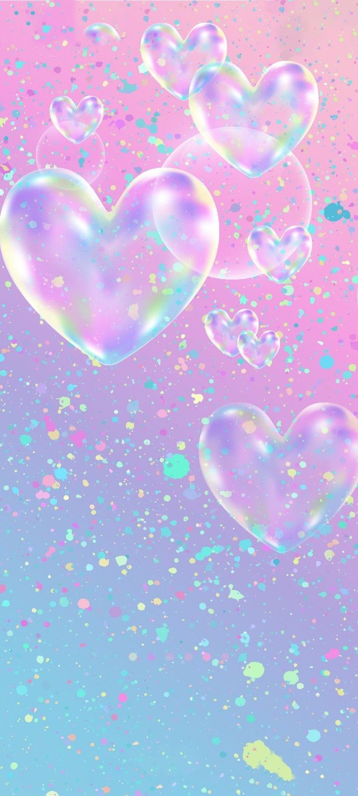 Pastel Rainbow Heart Wallpapers